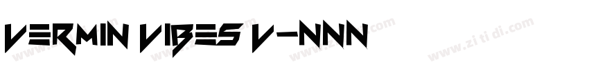 Vermin Vibes V字体转换